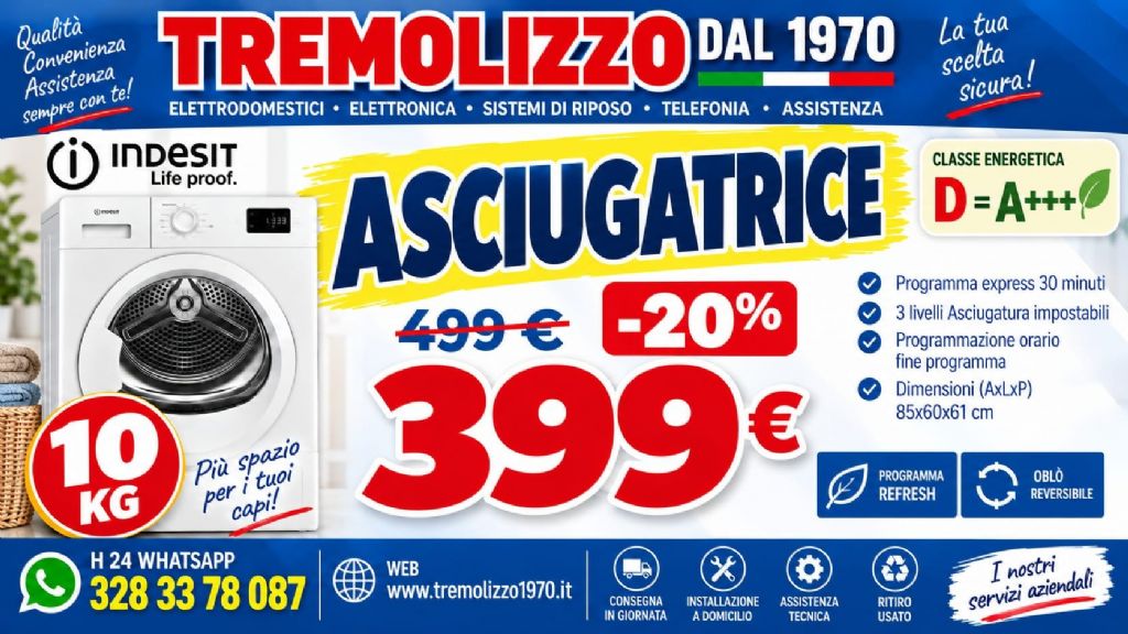 ASCIUGATRICE INDESIT CYD102DWWIT